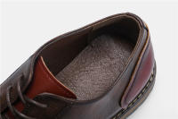 Zapatos Casuales Retro Para Hombre Derbies De Cuero Nueva Moda 2023 #AL6603 Suela De Goma Transpirables Aumento De Altura - details 2