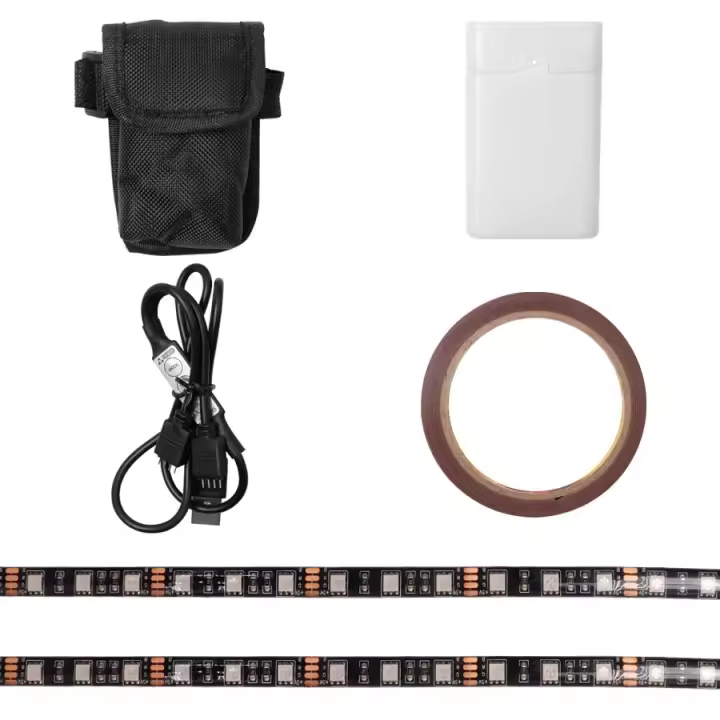 Luz De Seguridad Para Patinete LED Impermeable En Varias Colores Para Xiaomi M365 1s pro Pro2 MI3 Patinete Eléctrico Con Bandeja De Iluminación Flashlight - 1