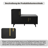 Banco Zapatero moderno Banco Zapatero con tres Puertas de mantenimiento, ASAS metálicas asimétricas y mantenimiento en varios pisos-Dimensiones: ancho 100/34/69 cm - details 4