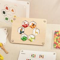 Tablero De Dibujo Arcoíris Montessori Juguete Educativo De Aprendizaje Por Color Para Niños De 1 a 3 Años Juego De Madera - details 16