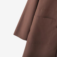 ZANZEA Chaqueta De Verano Para Mujer Estilo Oficina Lapela Cuello Largo Manga Larga Abrigo Elegante Solido Ajustado Exterior - details 9