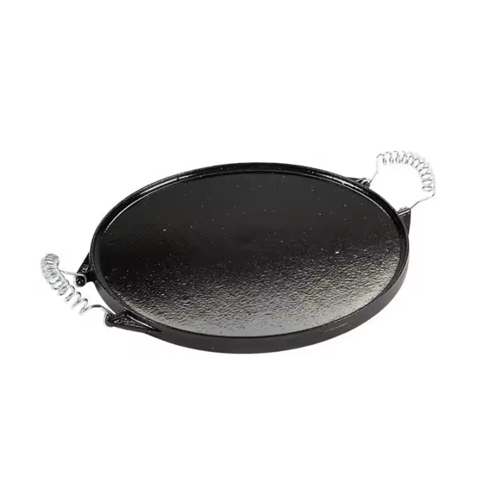 Garcima Plancha Hierro Fundido Redonda Esmaltada Ø 42 Cm | Utensilio Cocina Especial - 1