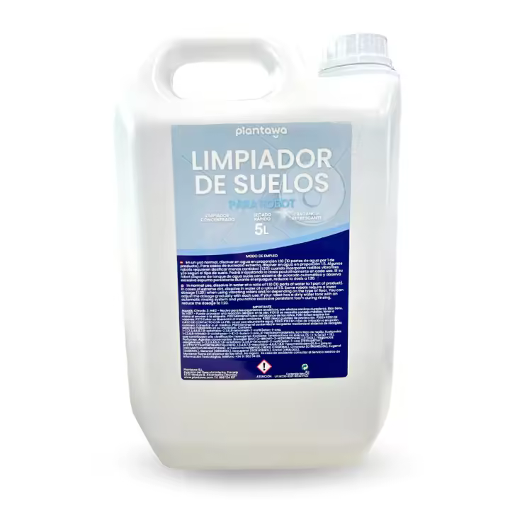 Plantawa Limpiador suelos para robots de limpieza 5L para todos los fabricantes, Concentrado, Perfume, Seca Rápido, Valido para Xiaomi Cecotec, Irobot, Roomba, Dreame, Roborock - 1