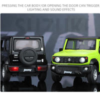 Modelo De Coche Suzuki Jimny 1:24 En Escala Con Puertas Abatibles Luz Y Sonido Absorci\u00f3n De Choques Regalo Para Niños Y Coleccionistas - details 9
