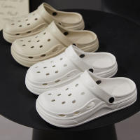 Sandalias De Verano Para Mujer Impermeables Con Suela Suave Clogs EVA Zapatos De Playa Para Exteriores Y Jardín Pantuflas De Casa - details 4