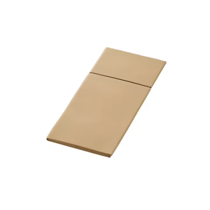Servilleta Bio Desechable (40 x 33 cm - Marrón eco - 65 Uds) - 1