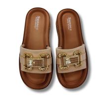 Sandalias para mujer con la suela antideslizante con un diseño de pala marca sunsea - details 1
