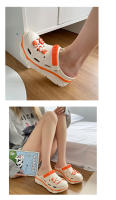 Sandalias De Verano Para Mujer 2024 Con Suela Gruesa EVA Antideslizante DIY Holes Diseño Lindo Y Solido Sandalias Y Zapatillas De Playa - details 8