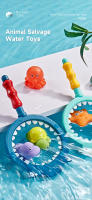 Juguetes De Baño Para Niños Juego Interactivo De C Atrapar Peces En La Piscina O Playa Juguetes Flotantes De Agua Para Niños De 0 a 6 Años Material ABS - details 0