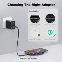 Cargador Inalámbrico Rápido, 15W QI Wireless Charger para iPhone 11/12/13/XS MAX/XR/X/8, Galaxy S20/20+/20 Ultra, Samsung Note 20, Huawei P40 Pro/P30 Pro etc - details 3