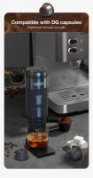 HiBREW H4A Máquina de Café Portátil para Coche de 80W con Caja de Regalo, Extracción a 15 Bar DC 12V, Cafetera de Cápsulas 3-en-1 Caliente/Fría - details 6