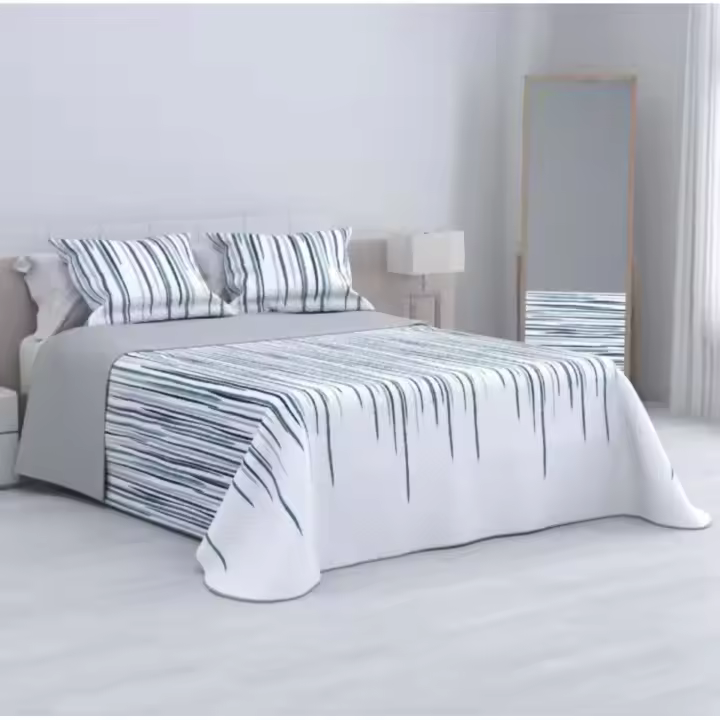 Colchas Boutí Cama 135CmX150cm180cm con 2 Fundas Almohada 50x70cm, Colcha De Verano Estampado Moderno, Cubrecama Ligera para Todas Estaciones - 1