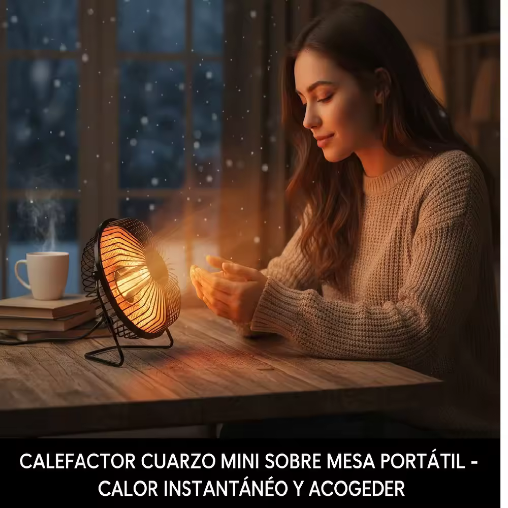 SPARK MINI CALEFACTOR DE CUARZO 360º - CALOR INSTANTÁNEO 250W - details 1