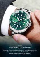 Reloj De Pulsera De Lujo LIGE Para Hombres Resistente Al Agua 30m Luminoso Con Fecha Cuarzo Estilo Casual Y Negocio Reloj Para Hombre - details 2