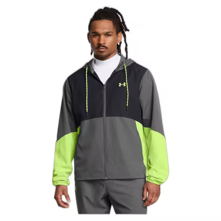 Cortaviento Under Armour Icon Legacy para hombre en color gris - 1
