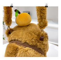 Mochila De Peluche Capybara Kawaii Moda Muñeco De Peluche Bolsa Para Niños Bolsa De Hombro Mini Mochila Regalo Para Novia - details 26