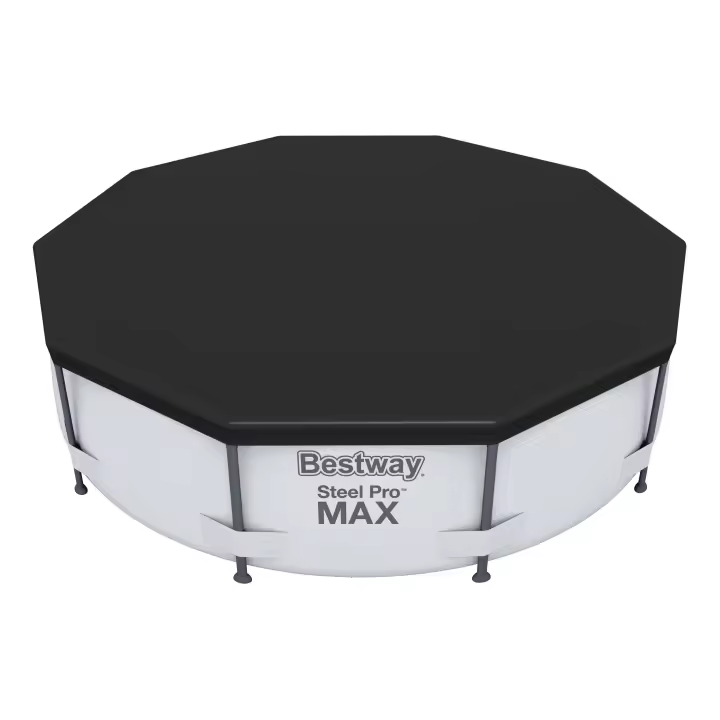 Cobertor Solar Lona Superior BESTWAY para Piscina Desmontable de varias medidas y modelos: rectangular, ovalado y circular de fácil instalación sobre el borde de la piscina. La lona evita que el agua se ensucie y lo calienta, en cierta medida. - 1