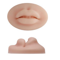 Labios De Tatuaje 3D Practica Con Silicona Suave Realista Para Maquillaje Permanente Y Microblading Kit De Entrenamiento De Labios Falsos - details 6