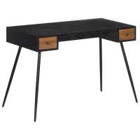 vidaXL Escritorio teca reciclada maciza 117x56,5x75 cm - details 0