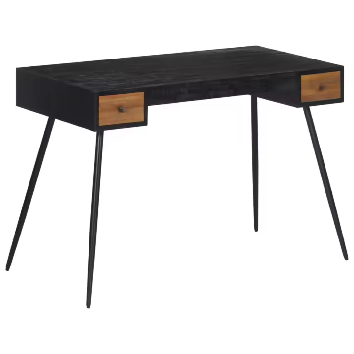 vidaXL Escritorio teca reciclada maciza 117x56,5x75 cm - 1