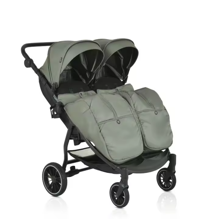 Carrito gemelar TWINGO de Moni – funcional, seguro y cómodo desde el nacimiento - 1