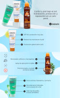 BABARIA Pack ahorro protección solar - Contiene Crema facial hialurónico 75ml + Bruma Aceite Seco SPF15 + After Sun Facial Gel Aloe 75ml - details 0