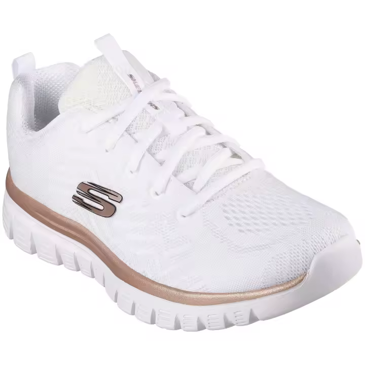 Zapatillas marca Skechers modelo 12615Wsl para mujer en color blanco - 1