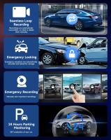 Cámara De Coche 4K 10.26 Pulgadas Con DVR Multimedia Wireless Carplay Android Auto GPS Doble Lente Cámara Trasera Espejo Dashboard - details 20