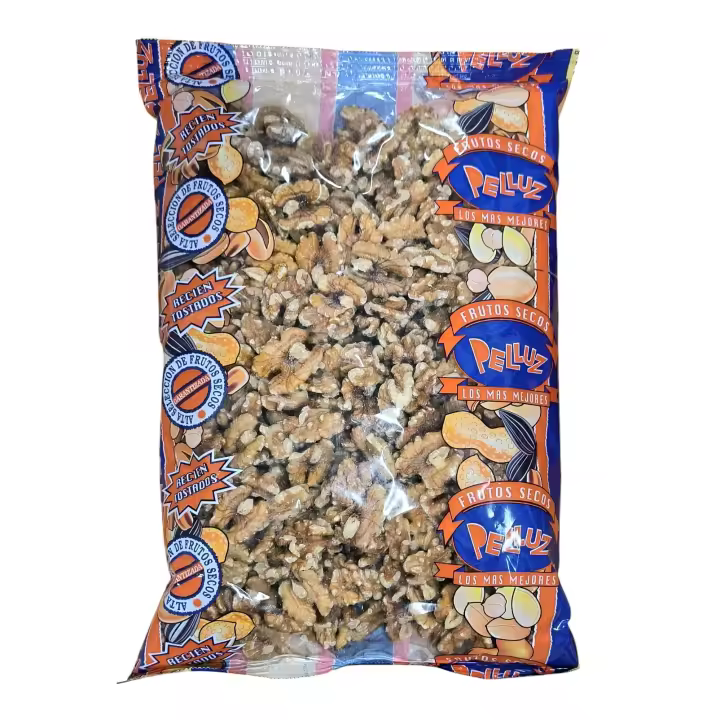 Nueces Peladas mariposa 1 Kg - Nueces mitades  - Nueces Naturales - Pelluz - 1