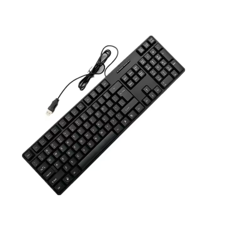 Teclado De Juego Con Teclas De Letras En Español Francés Ruso Árabe 104 Teclas Cableado USB Para Computadora ZUIDID - 1