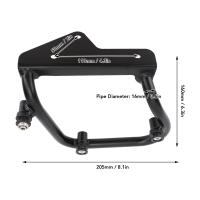 Soporte De Estuche Transversal Para Motocicleta 16mm Tubo De Hierro Montaje De Bolsa Lateral Para Yamaha XSR 900 2022-2023 - details 4