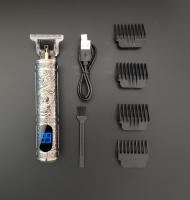 Nueva Afeitadora Eléctrica Profesional Impermeable Para Hombres Cuchilla Rotatoria De Acero Inoxidable T9 Con Carga Rápida 120 Minutos - details 23