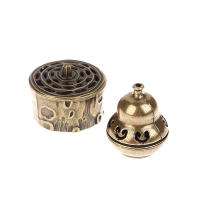 Encendedor De Incienso En Forma De Loto Buddha Buddhism Metal Mini Decoración Para El Hogar Sandalwood Censer Artesanía Metálica - details 6