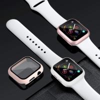 Protector De Pantalla De Vidrio Templado Para Apple Watch Caso Ultra Accesorios SE 3 4 5 6 7 8 Iwatch Compatible Con Series 41mm 45mm 49mm 40mm Instalación Fácil - details 4