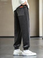 Nuevos Pantalones De Corduroy Para Hombre Otoño Invierno Estilo Callejero Holgado Casuales Pantalones De Jogger Talla plus Hasta 8XL - details 27