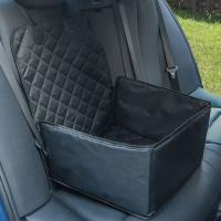 vidaXL Silla de coche para perros negro 45x45x25/55 cm - details 0