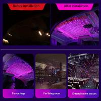 Lámpara LED Estelar Para Coche Y Habitaciones Proyector De Galaxia Con USB Iluminación Decorativa Para Techo Y Pared - details 6
