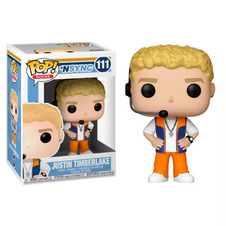 FUNKO  Justin Tymberlake NSYNC  Funko Pop 111 Funko Pop Rock Rocks - 1