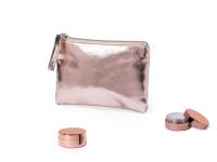 Lote de 20 monederos de polipiel y bálsamo de labios aroma vainilla en oro rosa y plata - regalos para invitadas de boda comuniones bautizos aniversarios cumpleaños -  regalos originales para invitadas - details 3