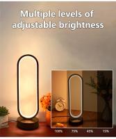Lámpara De Noche LED Moderna Para Mesa Luz De Dormitorio Ajustable Iluminación Creativa Decoración Hogar Regalos Únicos - details 3