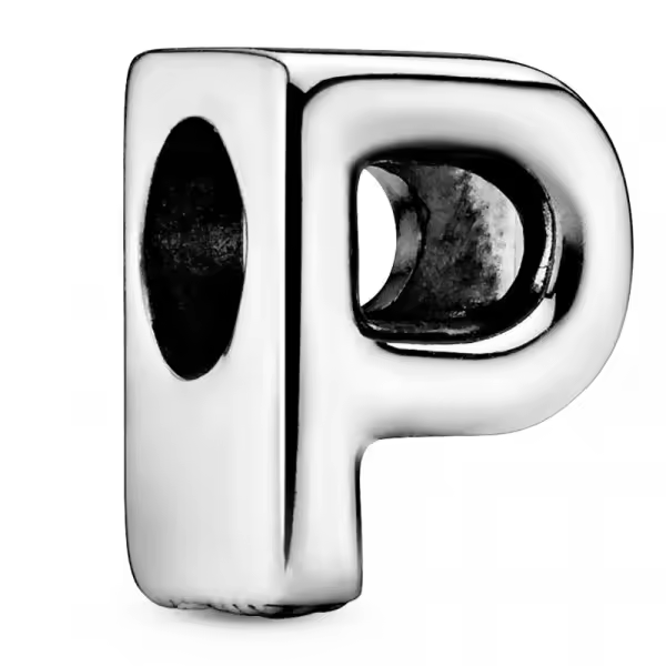 Pandora - Charm en plata de ley Letra P 797470 - 1