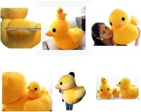 Lindo pato amarillo de peluche de felpa, muñeco de peluche súper suave, juguete abrazable, regalo para niños, 20 cm - details 3