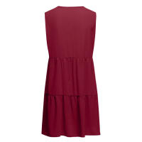 Vestido De Verano Para Mujer Estilo Casual Color Sólido Vestido Sin Mangas Cuello En V A-Line Largo Mini Polyester - details 32