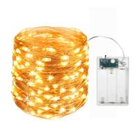 Luces De Fairy LED 5M Con Pilas Operadas Cadena De Luces De Hierro Cuádruple Para Jardín Fiesta Bodas Navidad Decoración - details 8