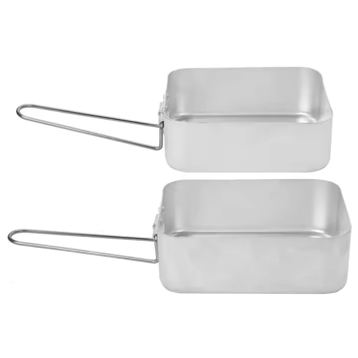 Juego de 2 litas de Aluminio para Cocinar y acampar - 1