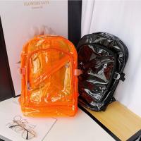 Mochila Escolar De Plástico Para Mujer Coreana Primavera Verano Colores Caramelo Transparente PVC Mochila De Goma Para Niñas - details 4