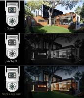 Cámara IP Solar Inalámbrica 8MP 4K Con Batería De 7800 mAh Lente Dual HD Exterior Cámara De Seguridad CCTV Con Panel Solar Tuya App - details 7