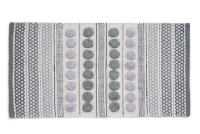 Parentesi Quadra  -  ALFOMBRA ALGODÓN POMPON GRIS - details 0