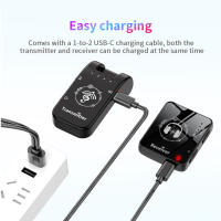 Sistema De Monitor Inalámbrico En Oídos 2.4G Con Transmisor Rotativo De 282° Y Receptor Portátil Con Clip De Collar Latencia Baja Distancia Eficiente De 131 Pies - details 12