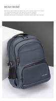 Mochila Para Hombre Mochila De Viaje Casual Impermeable De Gran Capacidad Con Computadora Bolsa De Estudiante De Colegio Marca Trendy - details 18